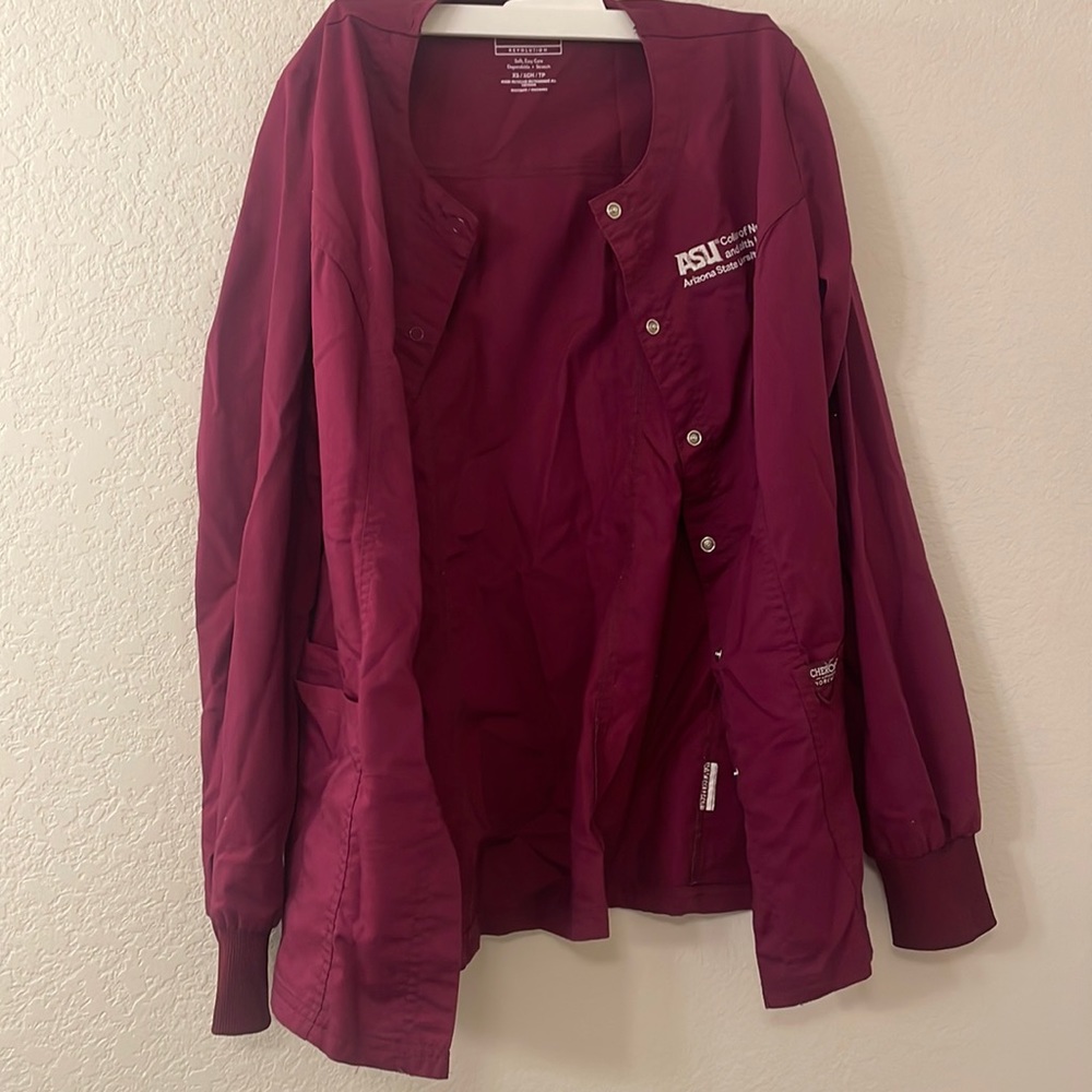 Cherokee ASU Nursing Jacket; Size women’s XS